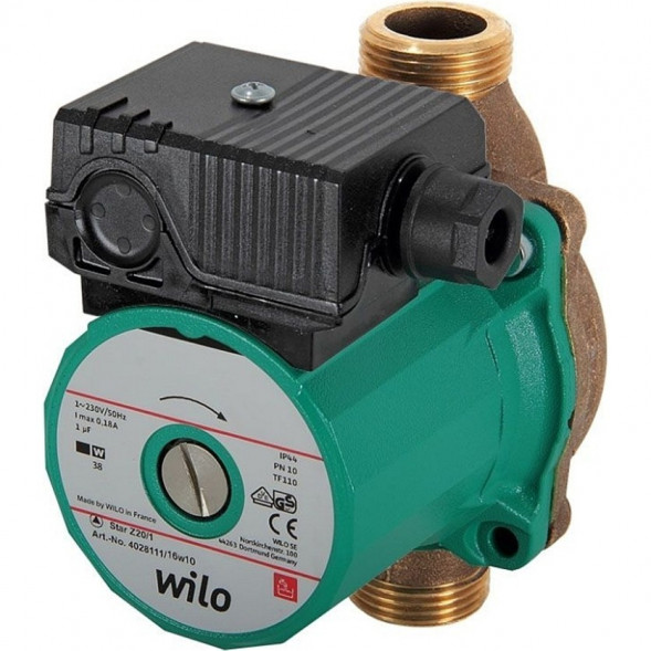 Циркуляционный насос Wilo STAR-Z 20/1