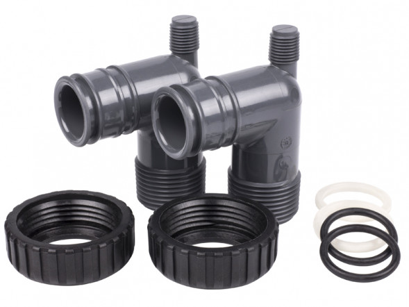V3007-16 Фитинги угловые PVC 1&quot; BSPT