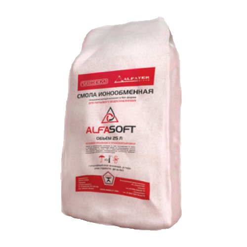 Смола ионообменная «ALFASOFT» (25л)